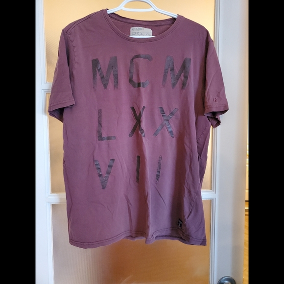 Burgundy Garcia Jeans t-shirt - Picture 1 of 3